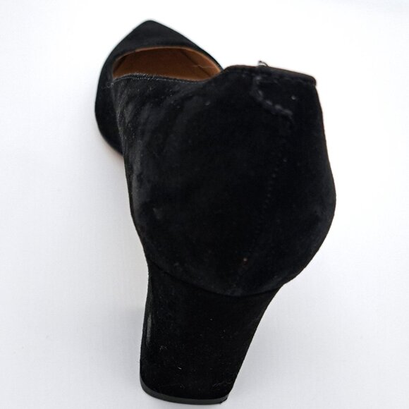 Marc Fisher LTD Womens MLZALA Black Suede Block Pumps Heels Shoes - Size 7.5 - Picture 11 of 14